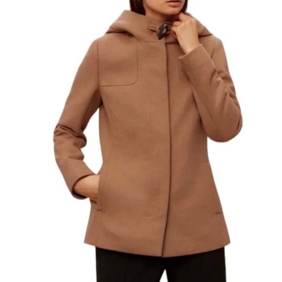Aritzia Babaton Brady Wool xs camel colour Coat - Picture 3 of 12